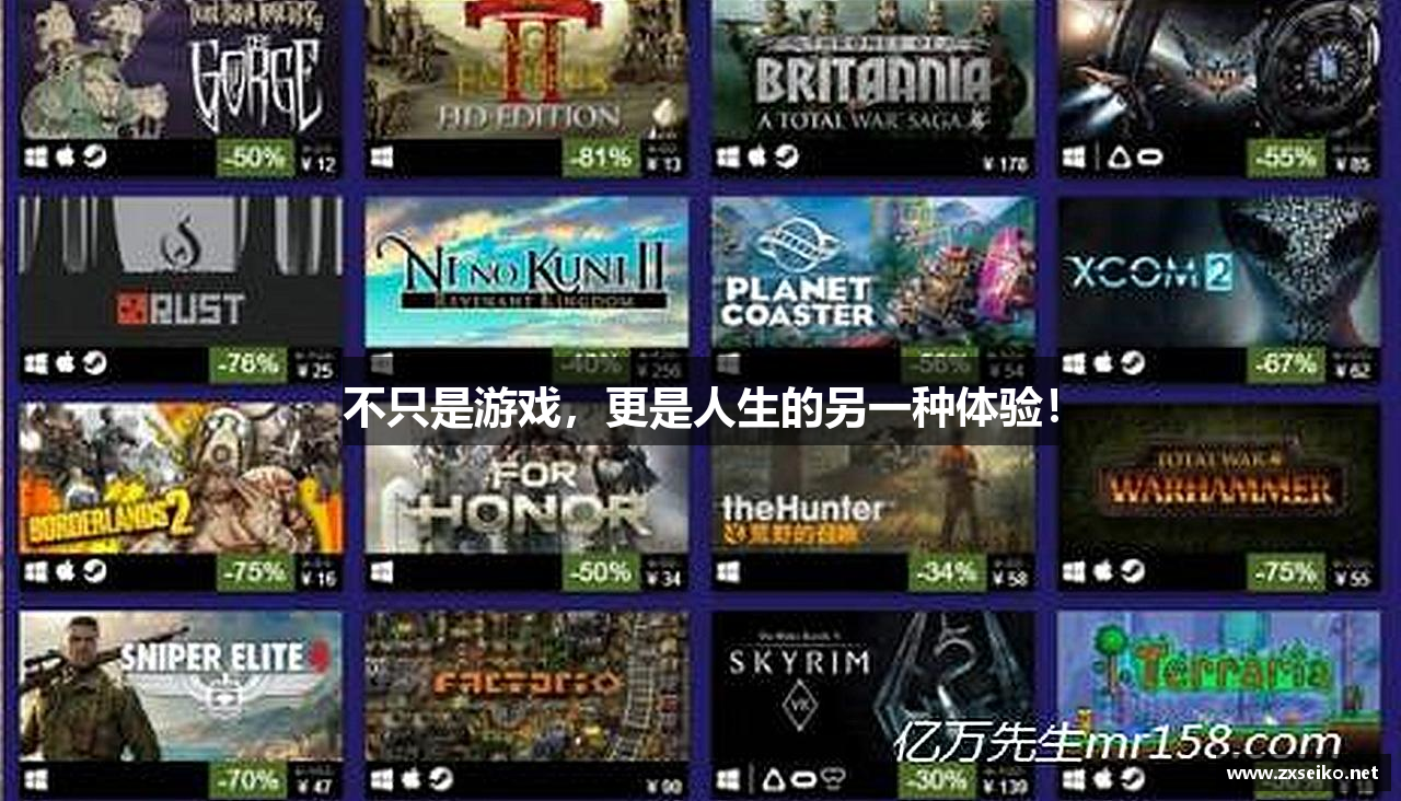 不只是游戏，更是人生的另一种体验！